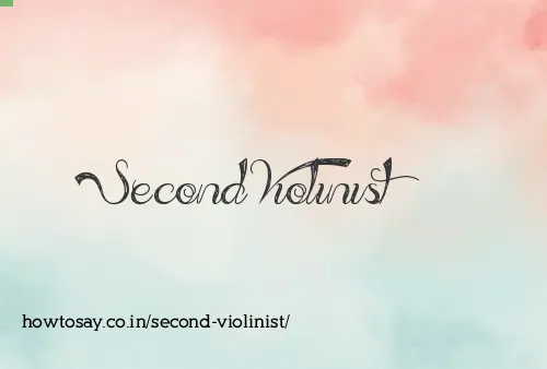 Second Violinist