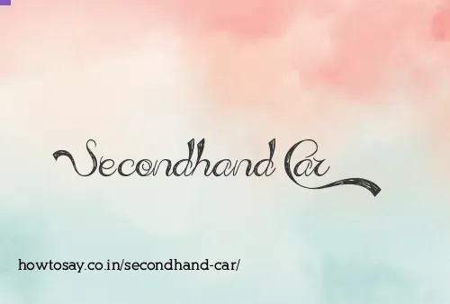 Secondhand Car