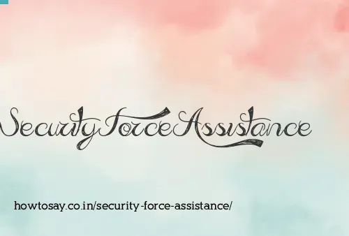 Security Force Assistance