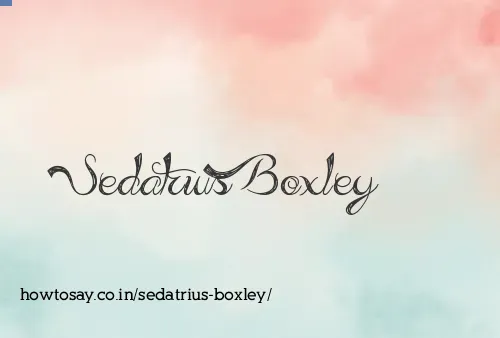 Sedatrius Boxley