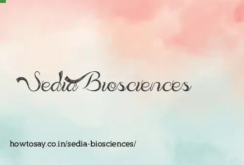 Sedia Biosciences