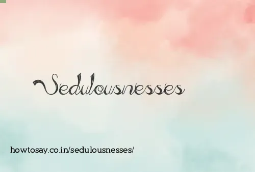 Sedulousnesses