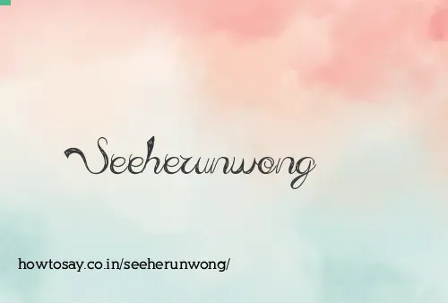 Seeherunwong
