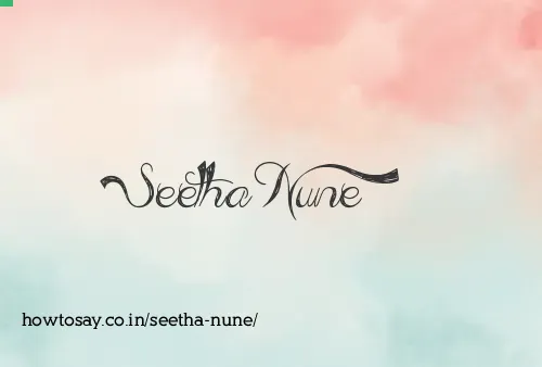 Seetha Nune