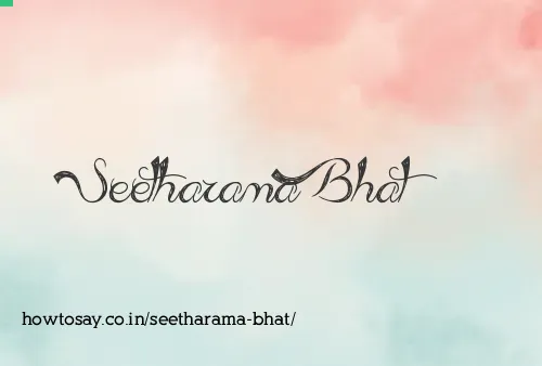 Seetharama Bhat