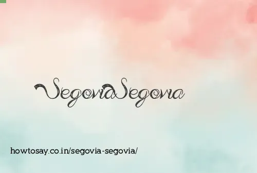 Segovia Segovia