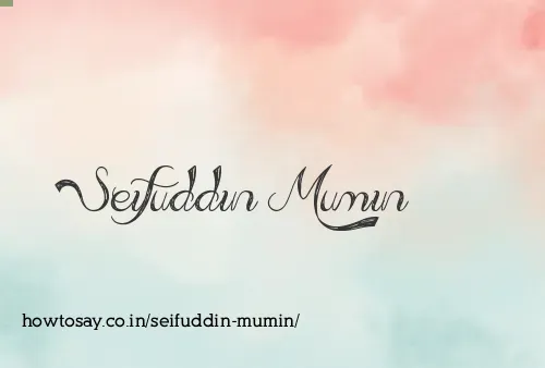 Seifuddin Mumin