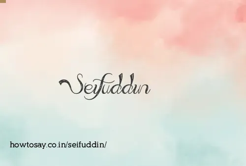 Seifuddin