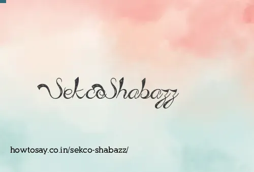 Sekco Shabazz