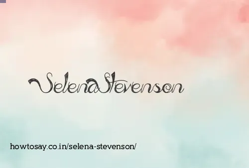Selena Stevenson