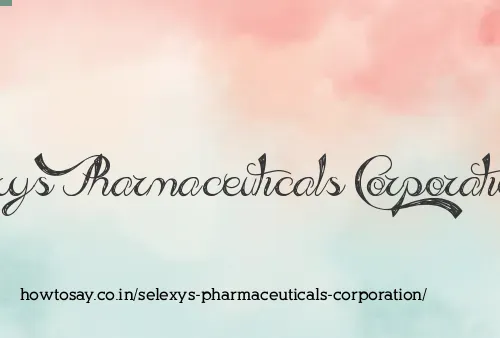 Selexys Pharmaceuticals Corporation
