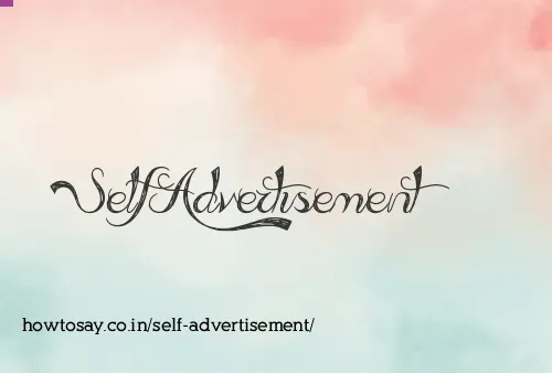 Self Advertisement