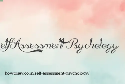 Self Assessment Psychology