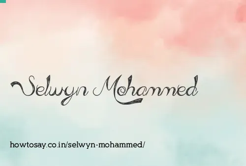 Selwyn Mohammed