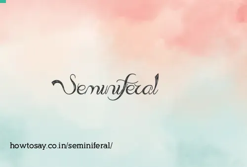 Seminiferal