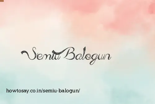 Semiu Balogun