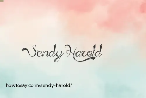 Sendy Harold