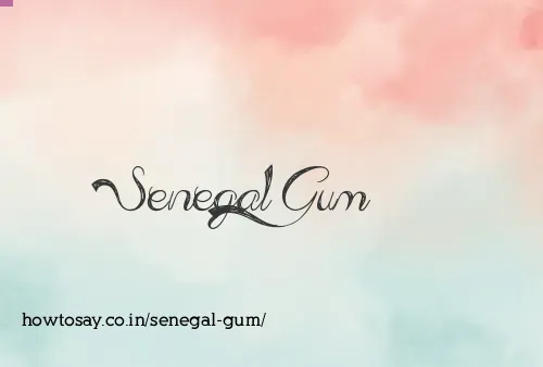 Senegal Gum
