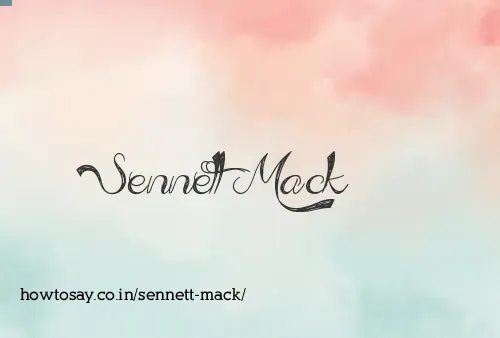 Sennett Mack