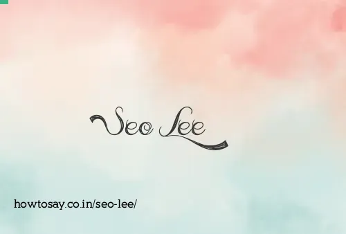 Seo Lee