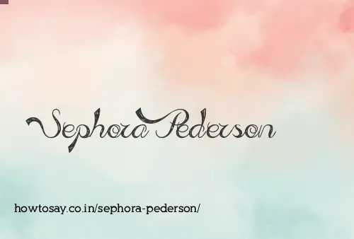 Sephora Pederson