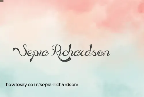Sepia Richardson