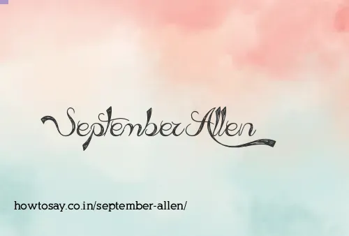 September Allen
