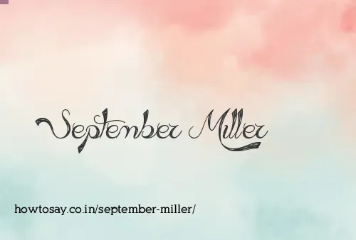 September Miller