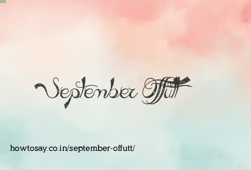 September Offutt
