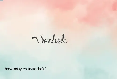 Serbek