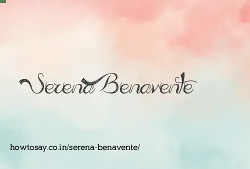 Serena Benavente