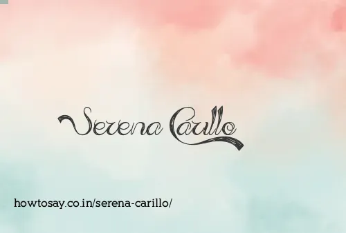 Serena Carillo