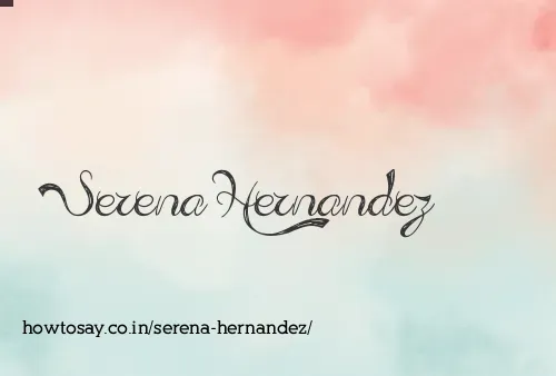 Serena Hernandez