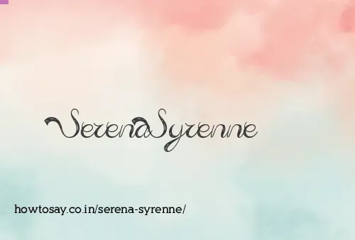 Serena Syrenne
