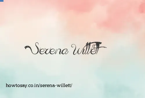 Serena Willett