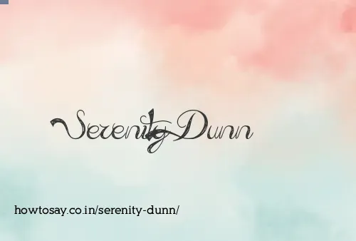 Serenity Dunn