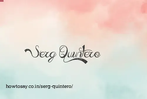 Serg Quintero