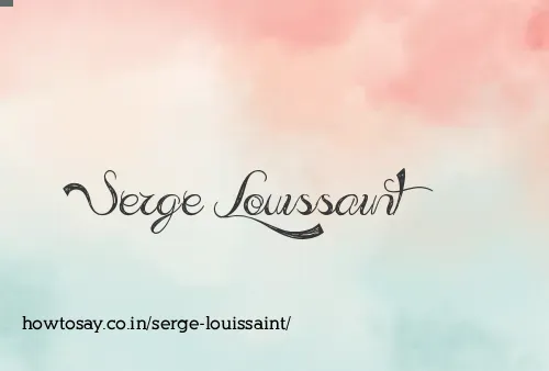 Serge Louissaint