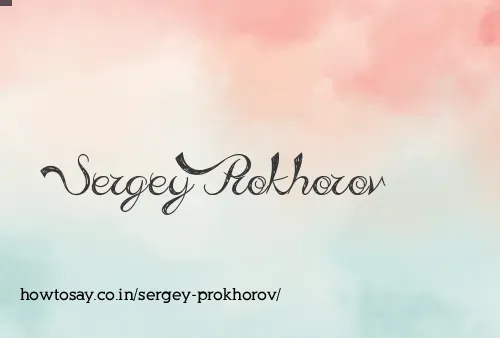 Sergey Prokhorov