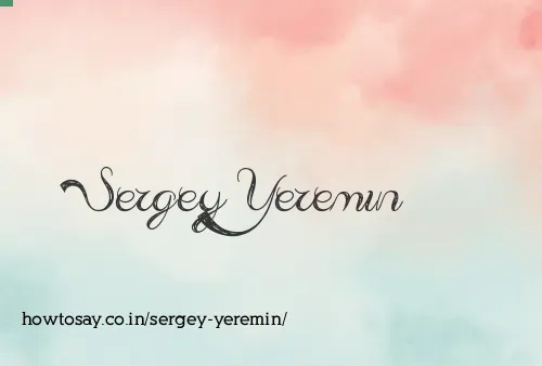 Sergey Yeremin