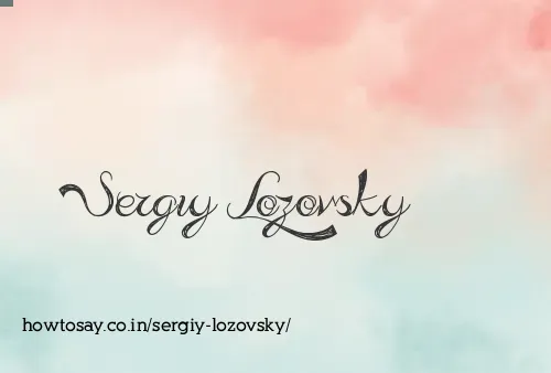 Sergiy Lozovsky