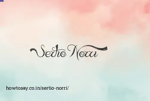 Sertio Norri