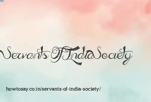 Servants Of India Society