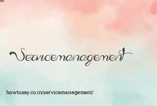 Servicemanagement