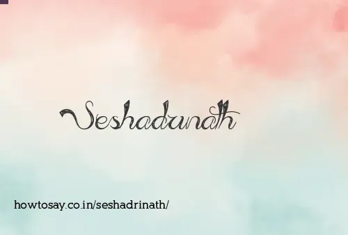 Seshadrinath