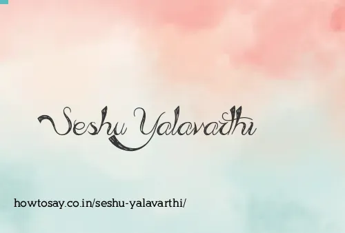 Seshu Yalavarthi