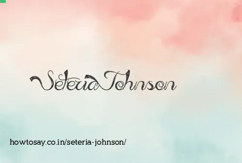 Seteria Johnson