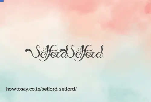 Setford Setford