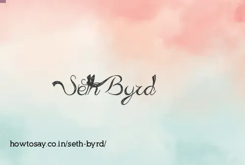 Seth Byrd