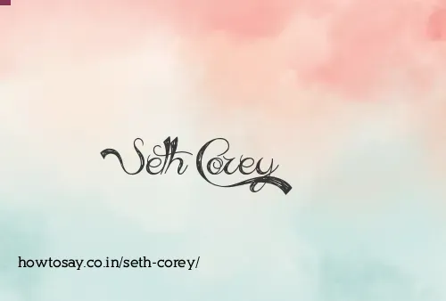 Seth Corey